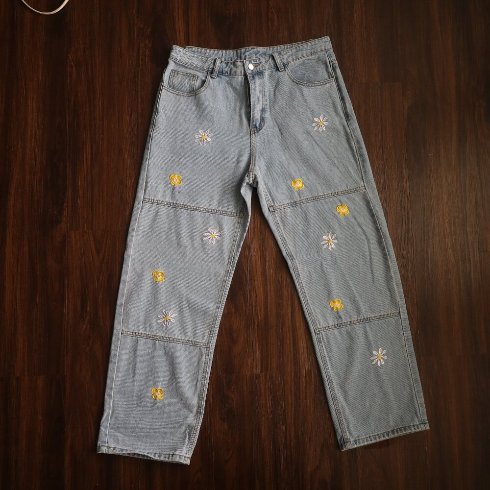 Embroidered Jeans